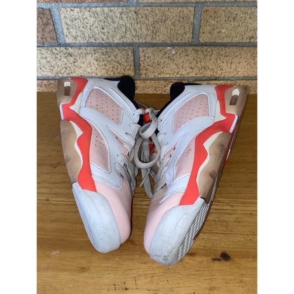 Air Jordan 6 Retro Low GS Pink Infrared Size5Y - Picture 1 of 5